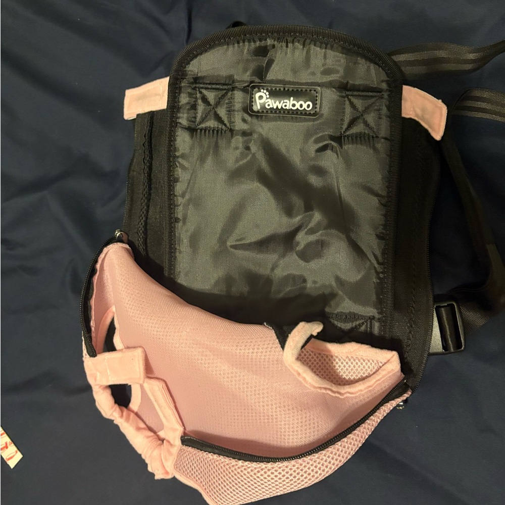 Black and Pink small dog carrier